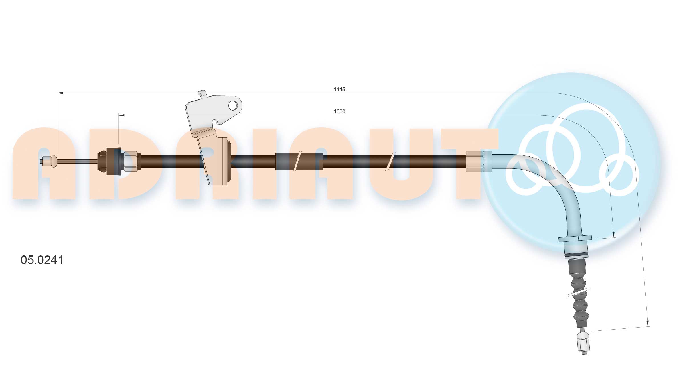 Cable Pull, parking brake (05.0241)