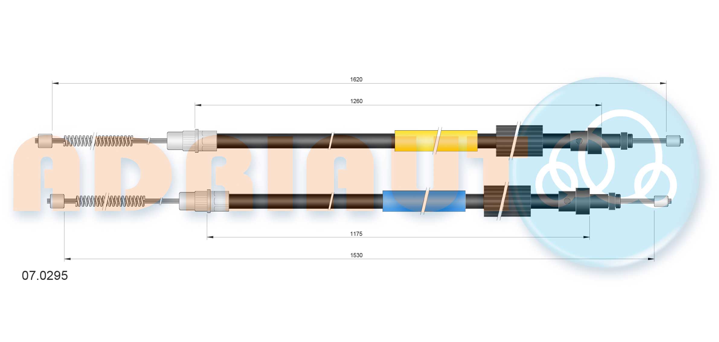 Cable Pull, parking brake (07.0295)