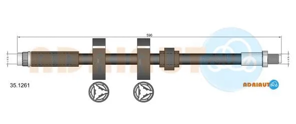 Brake Hose (35.1261)