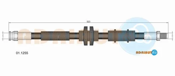 Brake Hose (01.1255)