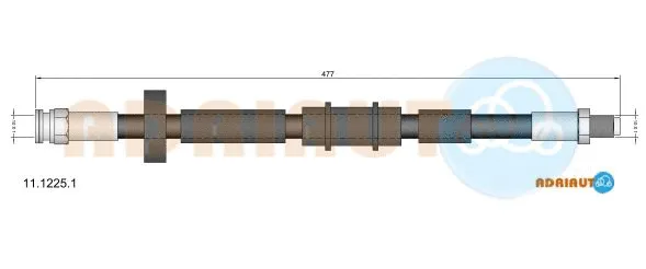 Brake Hose (11.1225.1)