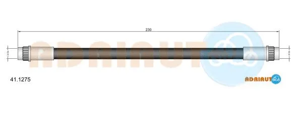 Brake Hose (41.1275)