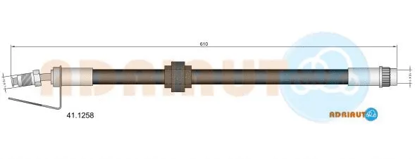 Brake Hose (41.1258)