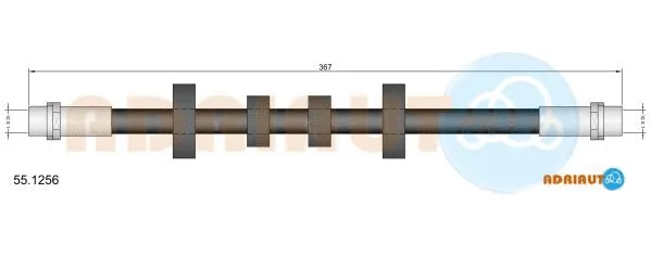 Brake Hose (55.1256)