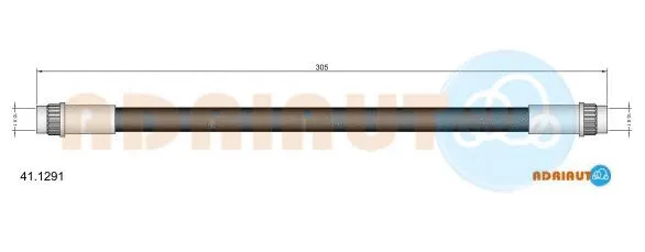 Brake Hose (41.1291)