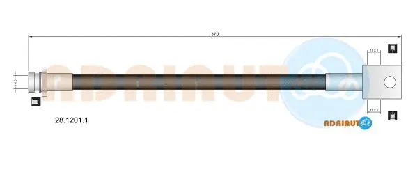 Brake Hose (28.1201.1)