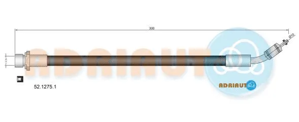 Brake Hose (52.1275.1)