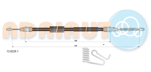 Cable Pull, parking brake (13.0228.1)