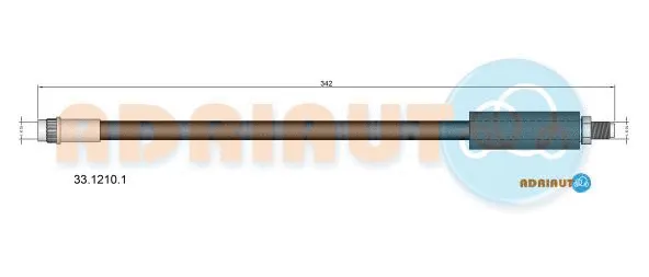 Brake Hose (33.1210.1)