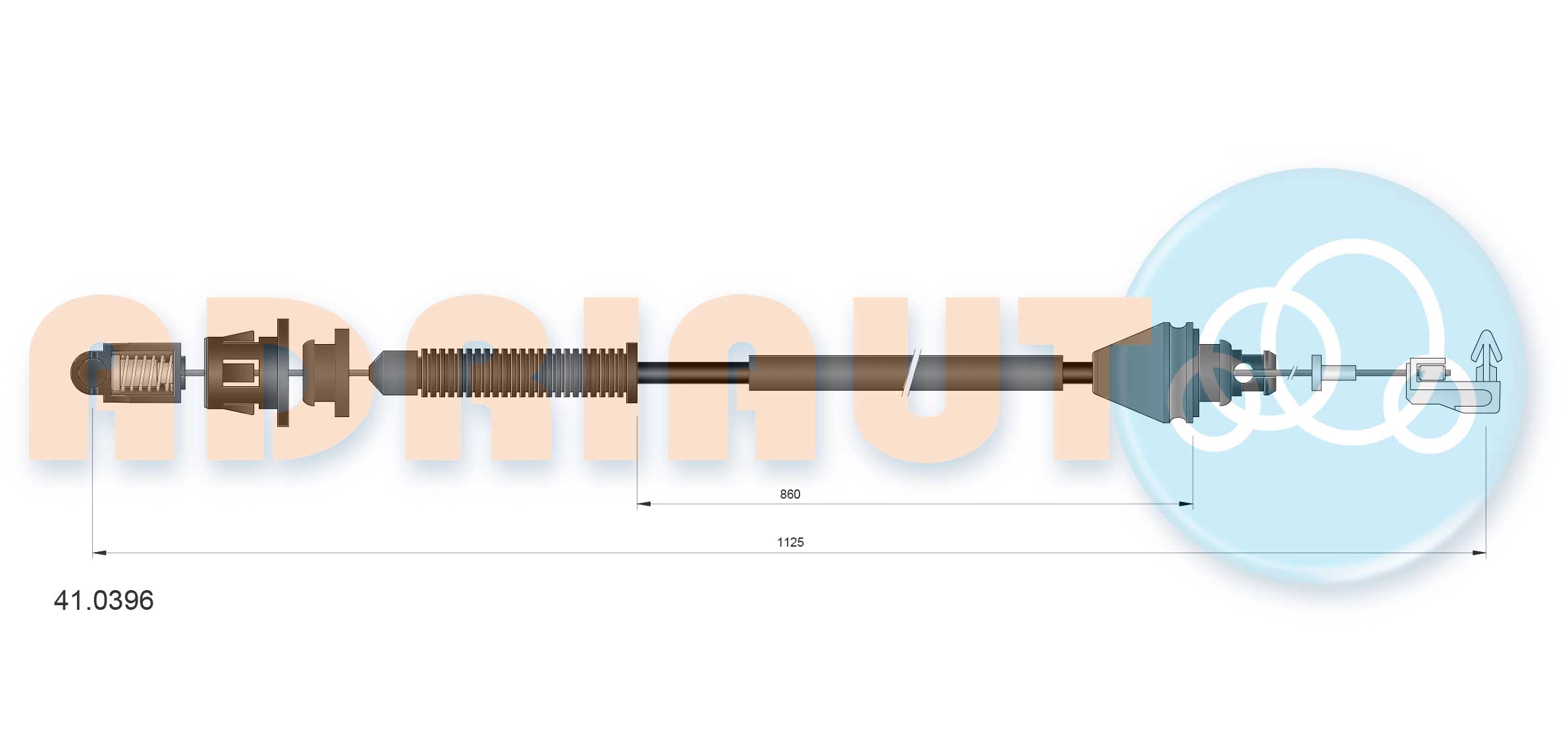 Accelerator Cable (41.0396)