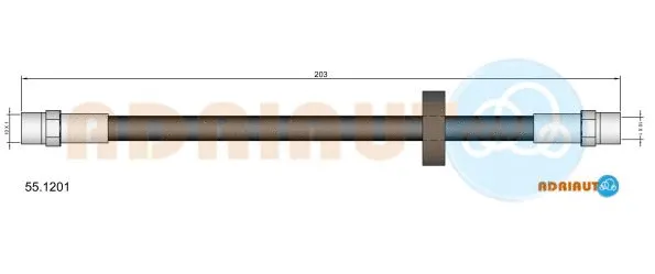Brake Hose (55.1201)