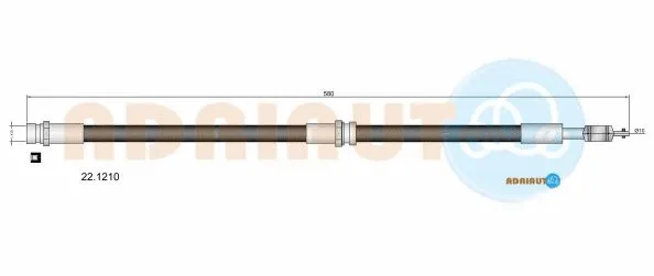 Brake Hose (22.1210)