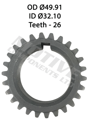 Sprocket, crankshaft