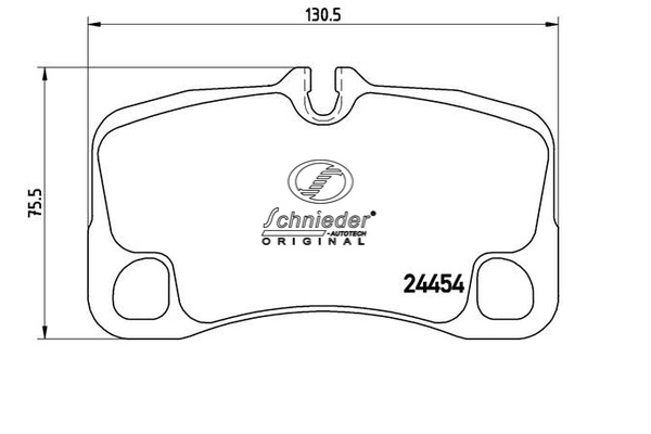 Brake Pad Set, disc brake (SBP016-051)