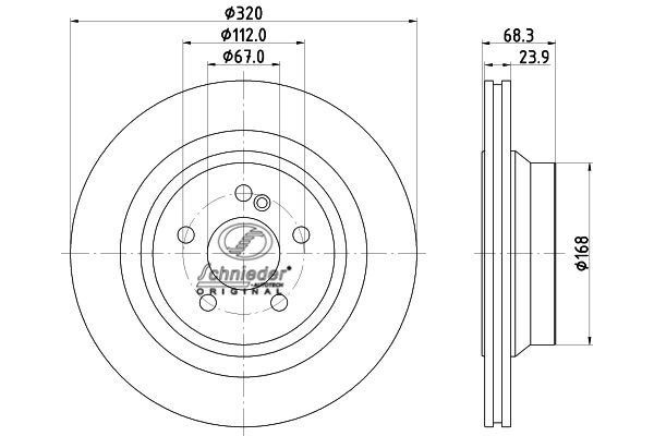 Brake Disc (BZS55.00335)