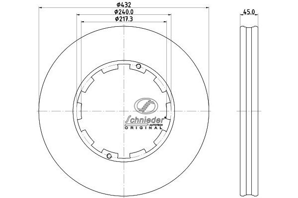 Brake Disc (DFT55.00077)