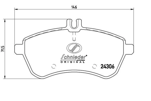 Brake Pad Set, disc brake (SBP012-601)