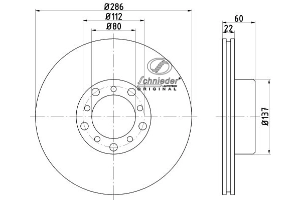 Brake Disc (BZS55.00012)