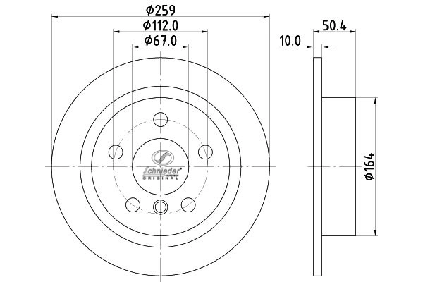 Brake Disc (BMS55.00375)