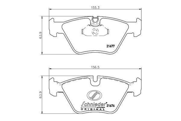 Brake Pad Set, disc brake (SBP007-961)