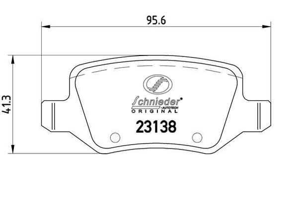 Brake Pad Set, disc brake (SBP018-531)