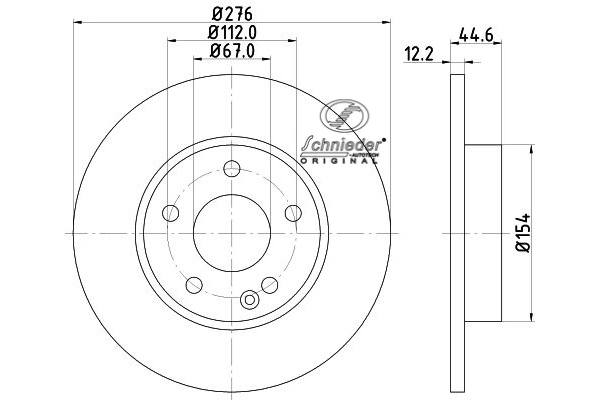 Brake Disc (BZS55.00040)