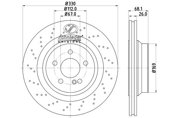 Brake Disc (BZS55.00076)