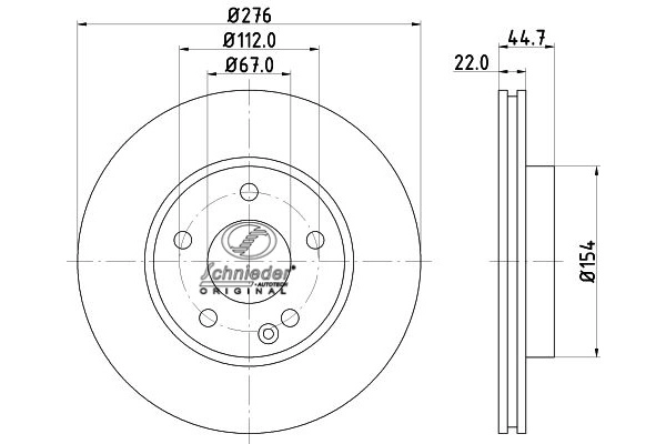 Brake Disc (BZS55.00078)