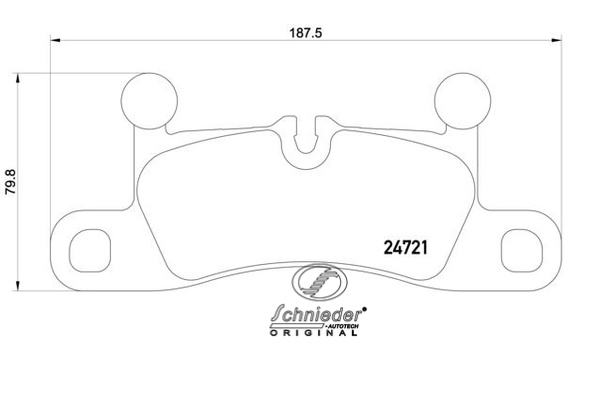 Brake Pad Set, disc brake (SBP015-101)