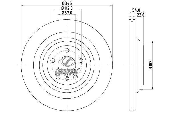 Brake Disc (BZS55.00336)