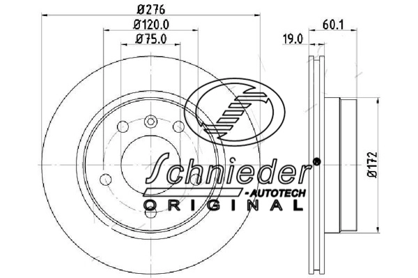 Brake Disc (BMS55.00127)