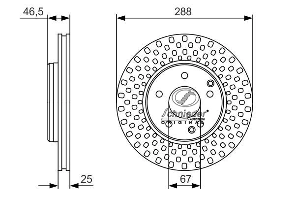 Brake Disc (BZS55.00064)