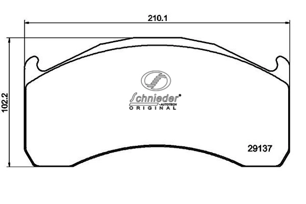 Brake Pad Set, disc brake (VLT31.00006B)