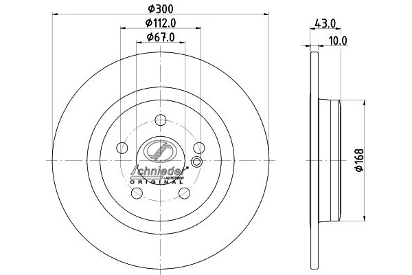 Brake Disc (BZS55.00332)