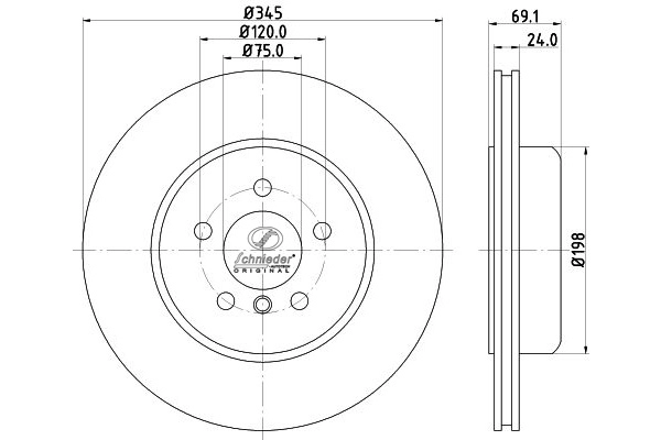 Brake Disc (BMS55.00163)
