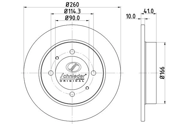 Brake Disc (VLS55.00243)