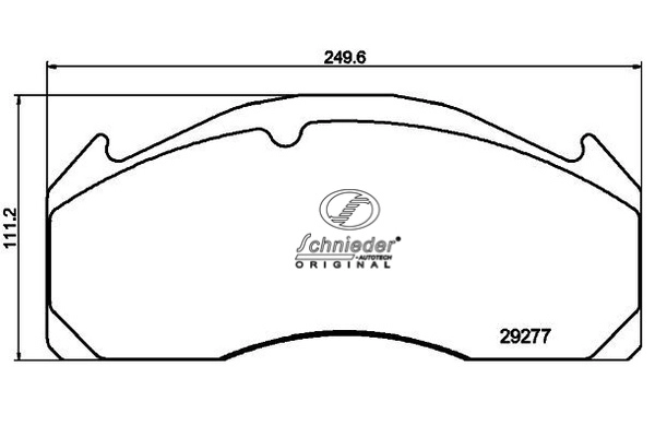 Brake Pad Set, disc brake (VLT31.00005)