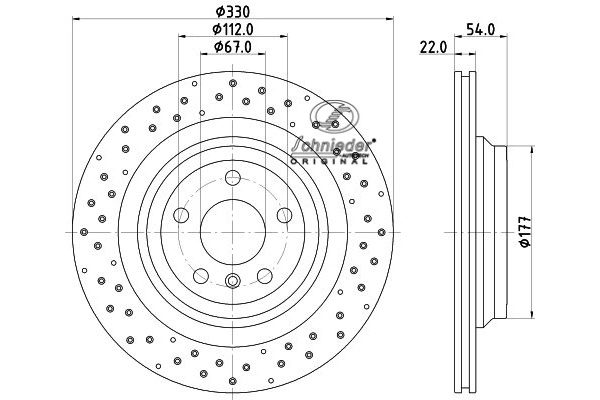 Brake Disc (BZS55.00030)
