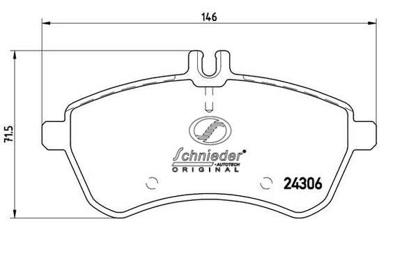 Brake Pad Set, disc brake (SBP012-581)
