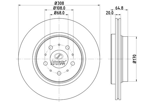 Brake Disc (VLS55.00254)