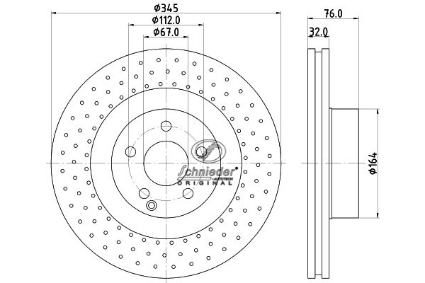 Brake Disc (BZS55.00084)