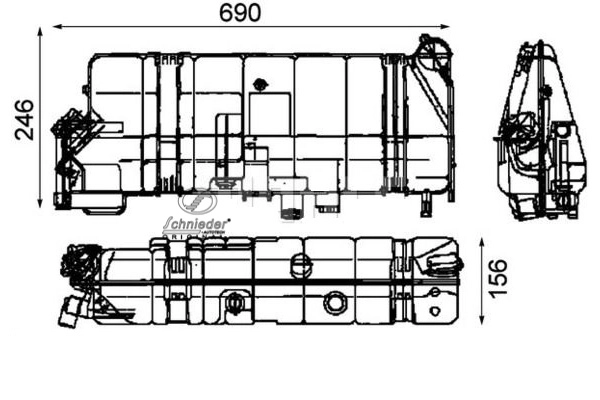 Expansion Tank, coolant (BZT32.00025)