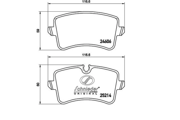Brake Pad Set, disc brake (SBP015-201)