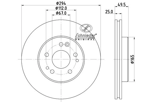 Brake Disc (BZS55.00005)