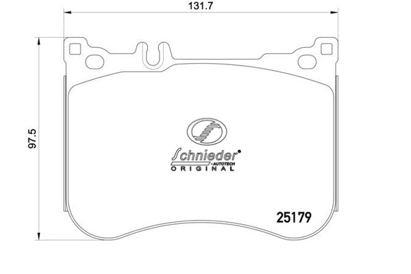 Brake Pad Set, disc brake (SBP021-211)