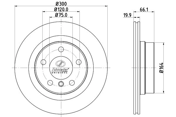 Brake Disc (BMS55.00328)