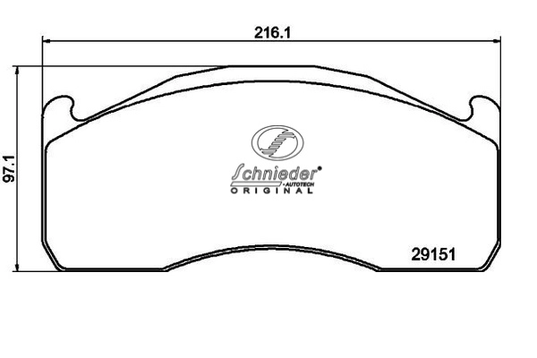 Brake Pad Set, disc brake (VLT31.00008)