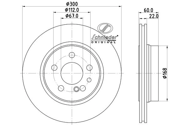 Brake Disc (BZS55.00016)
