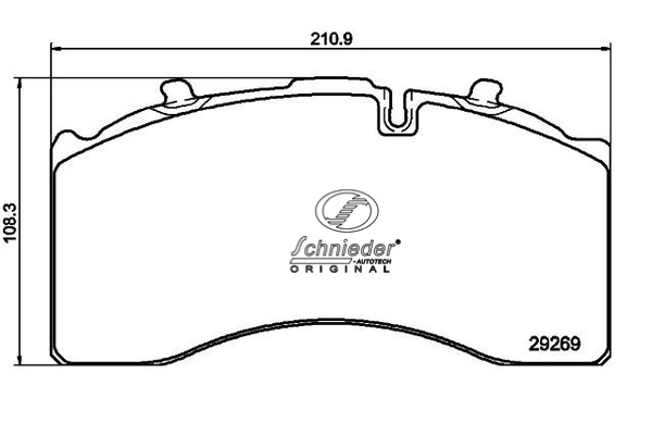 Brake Pad Set, disc brake (SFT31.00016)