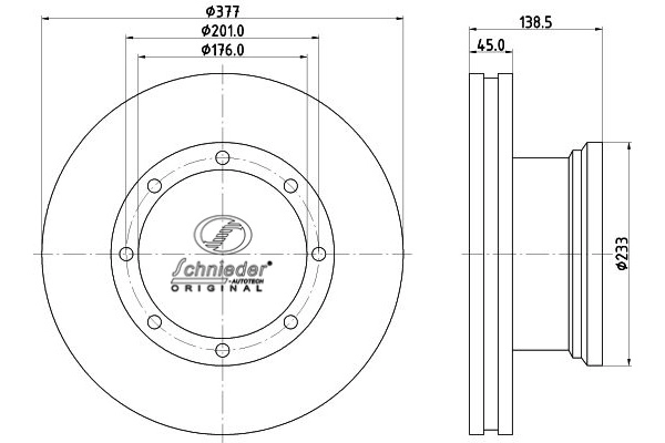 Brake Disc (BZT55.00071)